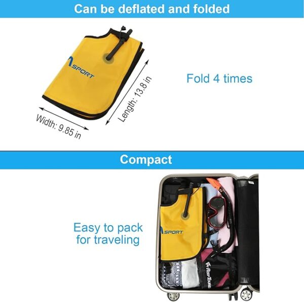 Chaleco de Flotación para Snorkel TUSA Sport SV-2500 / SV-4500 – Inflable, Ajustable, Ligero - Imagen 2