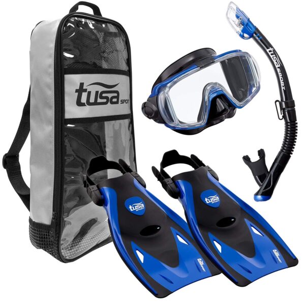 Set de Snorkel TUSA Sport UP-3521QB – Máscara, Tubo y Aletas