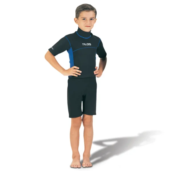 Traje de Buceo Corto TILOS Shorty Neopreno 2 mm – Aguas Cálidas, Snorkel, Surf, Paddle - Imagen 2