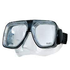 Máscara de Buceo TUSA TM-5700Q-BK – Doble Lente, Silicona Negra, Profesional