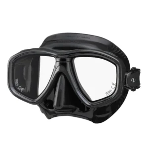 Máscara de Buceo TUSA Freedom Ceos M-212QB-MS – Doble Lente, Silicona, Compatible con Lentes Graduados