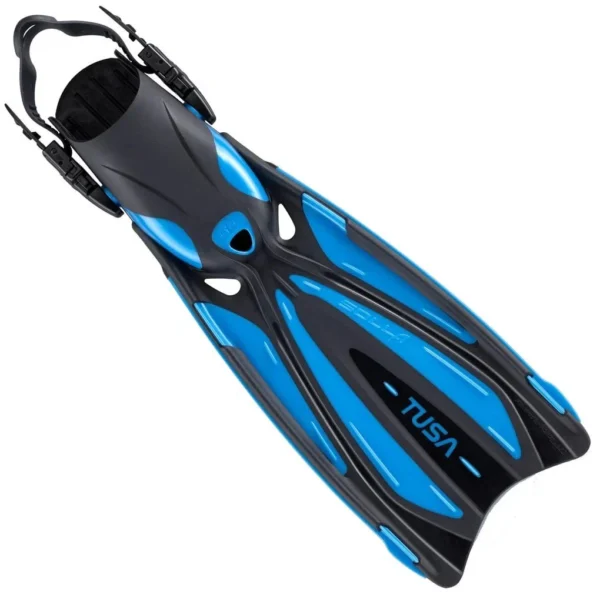 Aletas de Buceo TUSA Solla SF-22 – Talón Abierto, Hoja Canalizada, Potencia y Confort - Imagen 4