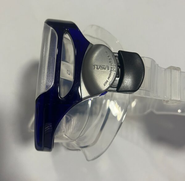 Máscara de Snorkel TUSA Sport UM14-CBL Cobalt – Adulto, Silicona Suave, Cristal Templado - Imagen 2