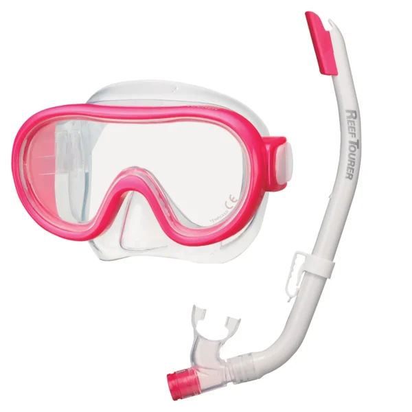 Set de Snorkel Juvenil Reef Tourer RC0204 – Máscara y Tubo con Válvula, Silicona Suave, Antisplash - Imagen 4