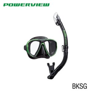 Set de Snorkel TUSA Sport UC-2425-BKR – Máscara y Snorkel Adulto, Silicona