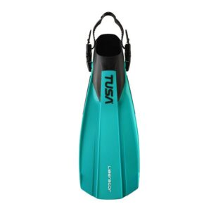 Aletas TUSA SF-0113 – Talón Abierto con Correa Bungee, Buceo Profesional, Potencia y Rendimiento