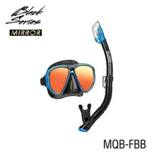 Set de Snorkel TUSA Sport UC-2425MQB – Máscara + Snorkel, Silicona Suave, Recreativo Adulto
