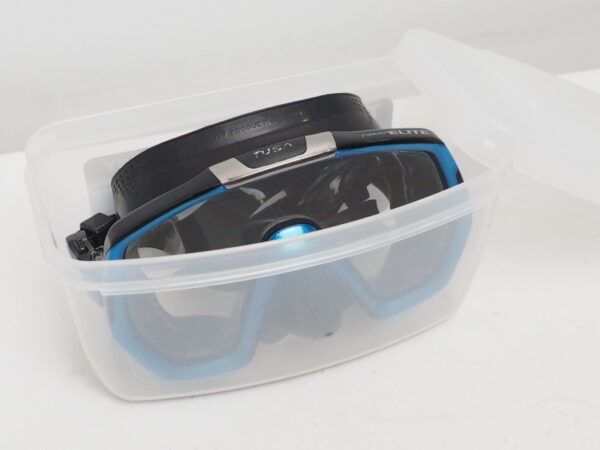 Máscara de Buceo TUSA  Freedom Elite QB-BK Cristal Templado – Profesional Negro - Imagen 4