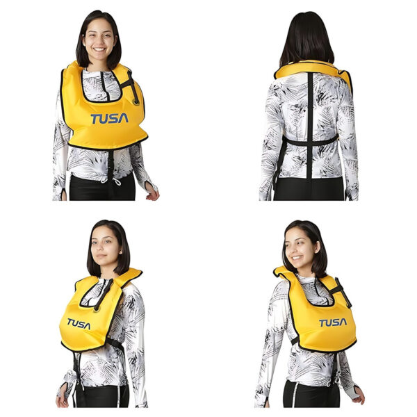 Chaleco de Flotación para Snorkel TUSA Sport SV-2500 / SV-4500 – Inflable, Ajustable, Ligero - Imagen 6
