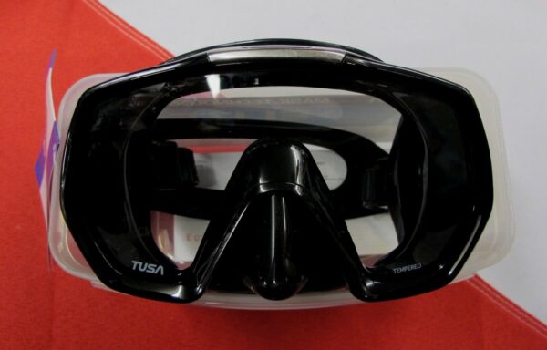Máscara de Buceo TUSA  Freedom Elite QB-BK Cristal Templado – Profesional Negro - Imagen 6
