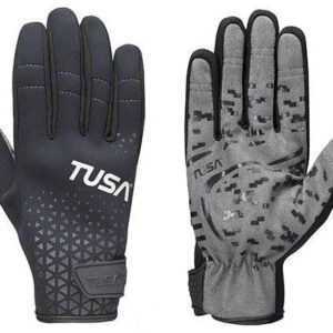 Guantes de Neopreno TUSA TA0208 – 2 mm, Antideslizantes, Buceo y Snorkel, Aguas Templadas