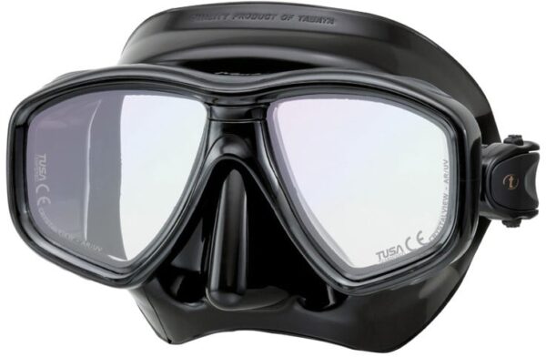 Máscara de Buceo TUSA Freedom Ceos M-212QB-MS – Doble Lente, Silicona, Compatible con Lentes Graduados - Imagen 3